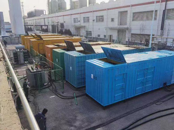 来宾柴油发电机出租案例展示